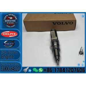 Diesel Injector 33800 84820, 33800-84820, 3380084820, 21306407 BEBE4D19002 for Hyundai D6CC engine