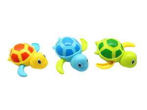 China Turtle Shape Silicone Bath Toys Floating Customized Color Easy To Carry factory