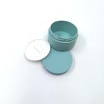 Green Frosted Cream Plastic Cosmetic Jars 100g PET Skincare Containers