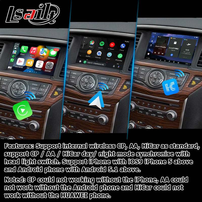 Nissan Pathfinder R52 Android 13 video Interface wireless carplay 8+128 Android base