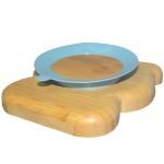 BPA Free Silicone Baby Feeding Set Divided Suction Bamboo Silicon Baby Plate MHC