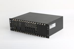 China RoHS Certification Dual Power Supply 3U Media Converter Rack 16 Port factory