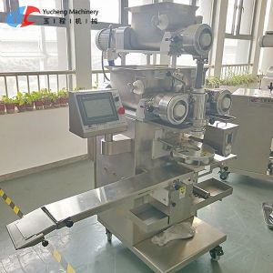 PLC 2KW Industrial Meatball Maker Automatic Encrusting Machine High Accurate