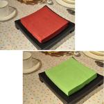 140gsm 33x33cm Cloth Like Color Paper Napkin Tableware Decoration