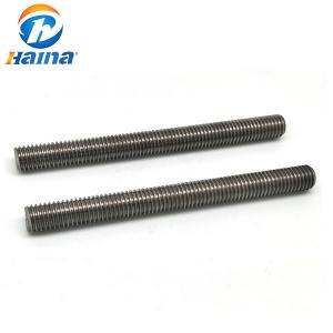 China Carbon Steel Gr10.9 B7 ASTM Plain Color Stud Bolts Fully Threaded Rod Bar on sale