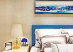 Yellow Interior Decorating Non Woven Wallpaper Modern Wall Covering