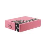 Pink color corrugated shipping box for ladies shirts clothes