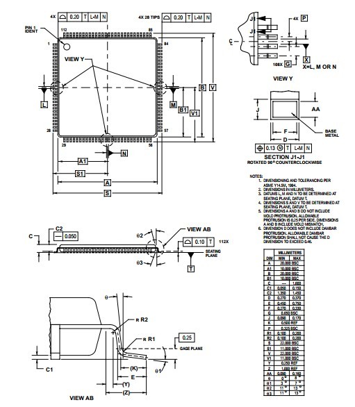 Integrated Circuit Chip MC9S12DT128 Device User Guide V02.09 MC9S12DJ128VPV