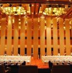 Music Room Perforated Wood Acoustic Panels Sound Absorption Polyester Fiber Wall