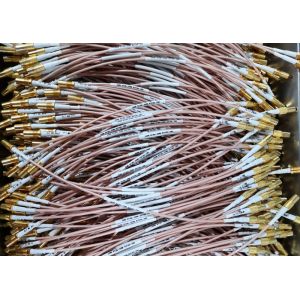 Gold Plated SMB RF Cable Assemblies SMB Female To SMB Female RF Connector（L