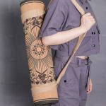 Wholesale Custom Yoga Mats Ecological Non-slip Fitness Gym Handle Bag Cork Carry