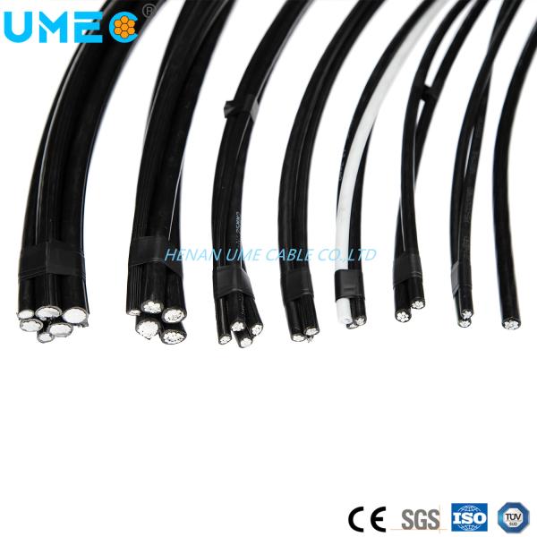 XLPE Aluminium Conductor 4x10 5x25mm² Insulated Multi Cores ABC Overhead Twisted