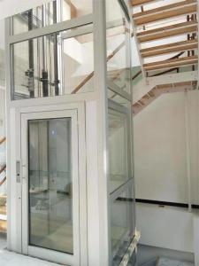 China Fuji Glass Residential Elevators Customizable Personal Home Lifts 0.4m/s factory