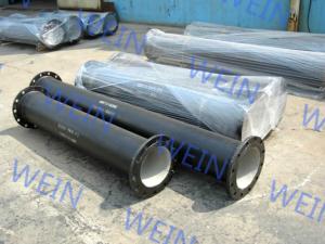 China K9 Class Weld Flanged Ductile Iron Pipe Structure Round For Water Supply factory