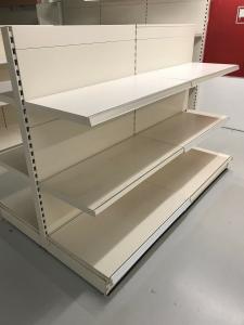 China Q235 Steel 570MM Metal Medium Duty Racking System For Warehouse Storage Wall Shelving factory