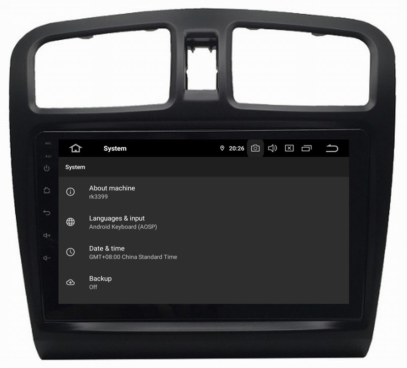 Ouchuangbo car stereo navigation for Dongfeng 330 support BT MP3 mirror link android 9.0 OS 4+64