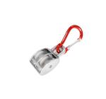 Zinc alloy Die Cast Pulley Fixed Eye Single Pulley With Nylon Wheel for DIY