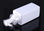 Square PET Plastic Flat Shoulder Bottles Shampoo Body Oil and Conditioner Wash