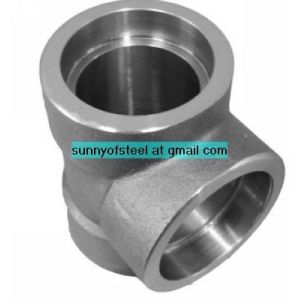 China ASME SA-182 ASTM A182 F65 soket weld tee on sale