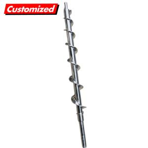 China Smooth Operation Stainless Steel Auger Screw Heat Resistant For Sludge Dewatering Machine factory
