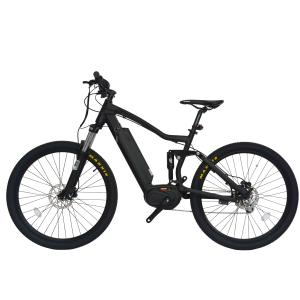 China Max Range 50 - 60KM Full Suspension Electric Mountain Bike Wheel Size 27.5 Inch factory