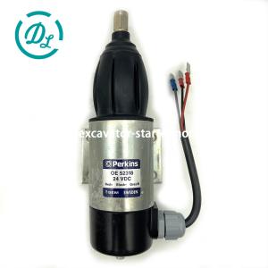 China Excavator 24v Fuel Shut Off Solenoid OE52318 873754 872825 Perkins factory
