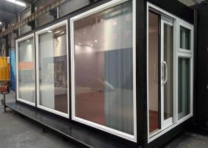 China 20HC Luxury Expandable Shipping Container House black Special glass factory