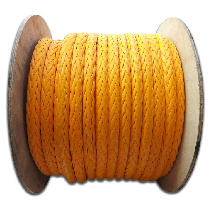 16mm Diameter CCS.ABS.LRS.BV.GL.DNV.NK Certified UHMWPE Marine Winch Rope by YILIYUAN