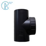 Abrasion Resistant HDPE Siphon Downstream Tee PN6 50*50mm 110*110mm