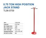 Round Base Car Lift Transmission Jack , 1.2meters High Transmission Jack