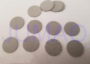 China SS 316 Wire Mesh Filter Disc , Sintered Metal Disc Good Dirt Holding Capacity factory