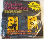 Halloween Holiday Window Clings Sticker TPR Gel Window Decoration Sticker