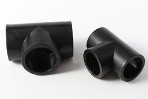 China ANSI ASME Standard HDPE Reducing Tee Plastic Pipe Fitting factory