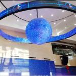 P3 LED Display Screen Round Sphere LED Display Indoor 1M For Commercial
