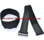 Buckle Clasp Nylon Adjustable Hook And Loop Fastener Strap For Wrist Armband