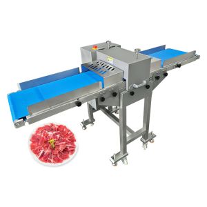 304 SUS Meat Slicer Machine Sausage Large Meat Cutter 2mm 800kg/h