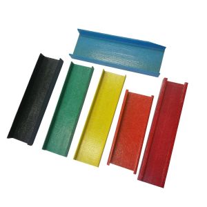 Custom Fiberglass U Shaped Channel FRP Beam Extrusion Ladder Profile Fiberglass