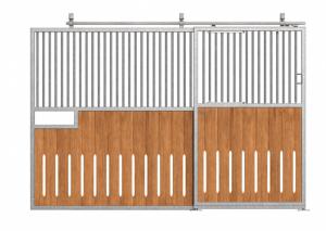 China Movable Sliding Horse Stall Doors Hot Dip Galvanized Finish Surface factory