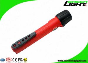 China Rubber Switch Explosion Proof Torch 25000Lux IP68 Waterproof 1200 Battery Cycles factory