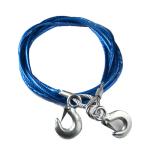 Resistance Corrosion Wire Rope Lanyard Double Loop 2 Carabiner Wire Cables