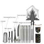 Outdoor multifunctional military shovel, camping survival, mountaineering,