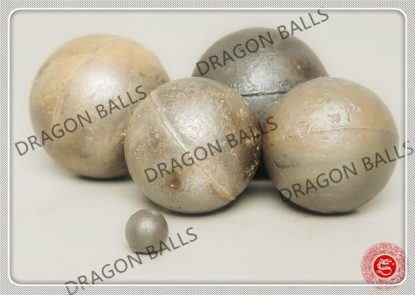 Low Chrome Cement Grinding Balls 40mm 60mm 80mm Customized Size For Power