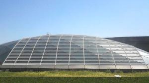 China Bespoke Aluminum Retractable Polyester Skylight Roof System factory
