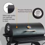 Big Machine Charcoal Smoker BBQ Grill for Backyard Party Customized Logo