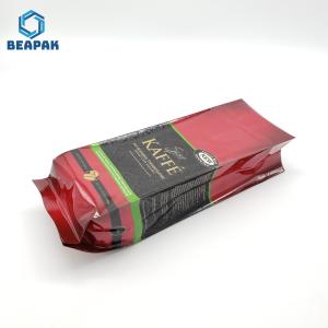 China PLA Lined Compostable Biodegradable Coffee Bags With Valve factory