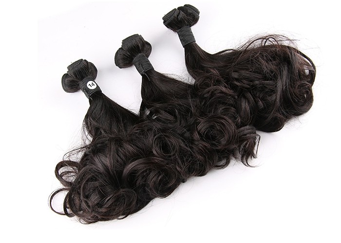 Egg Curl High Grade Virgin Human Hair Natrual Black Color 1b Can Be Dyed 8"-22"inch