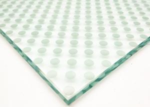 China 4-12mm Thickness Custom Bathroom Shower Glass with Silk screen painted factory