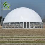2 Ventilation Window Igloo Dome Tent 15m Diameter Exhibition Transparent