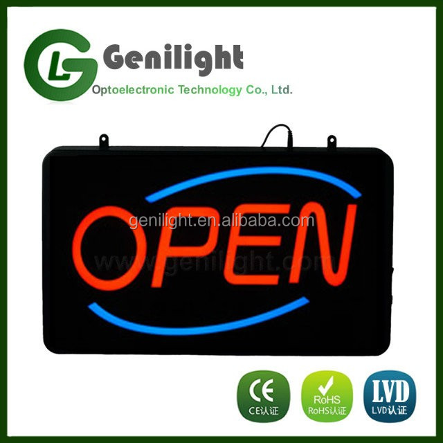 OPEN Sexy Girls Pub Bar Club LED Light Sign Rectangle Shape Working Lifetime 50000 hours