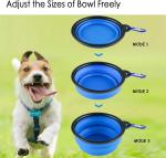 Lightweight Portable Dog Collapsible Bowl for Outdoor Water Food Feeding